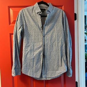 Zara man slim fit patterned Button down